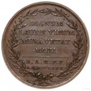 medal poświęcony Ignacemu Krasickiemu, 1780, autorstwa ...