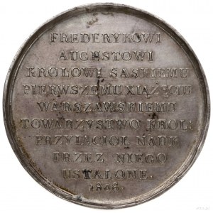 medal dedykowany księciu warszawskiemu, 1808, projektu ...