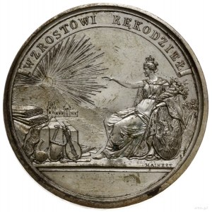 kopia galwaniczna medalu Wzrostowi Rękodzieł z 1821; Aw...
