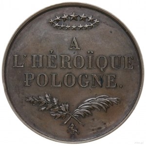 medal Bohaterskiej Polsce, 1831, projektu Jean Jacques ...