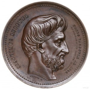medal poświęcony Joachimowi Lelewelowi, Paryż, 1861, pr...