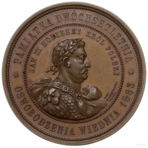 medaile u příležitosti 200. výročí bitvy u Vídně, 1883...