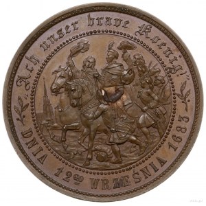 medaila pri príležitosti 200. výročia bitky pri Viedni v roku 1883...