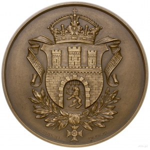 medal z okazji nadania honorowego obywatelstwa Lwowa pr...