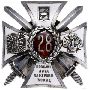 oficerska odznaka pamiątkowa 28. Pułku Strzelców Kaniow...