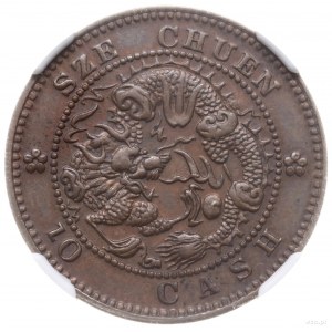 10 cash, bez daty (1903-1905); Aw: Inskrypcja: “Kuang-h...