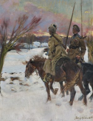 Jerzy Kossak, NA CZATACH, 1917