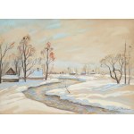Mieczyslaw FILIPKIEWICZ (1891-1951), Winter Landscape with a Stream.