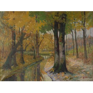 S. MÜLLER, Autumn in the Park (1940).