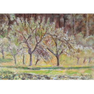 Czeslaw RZEPIŃSKI (1905-1995), Blossoming Orchard.