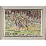 Czeslaw RZEPIŃSKI (1905-1995), Blossoming Orchard.