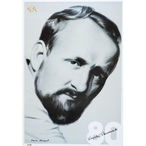 Marcin MACIEJOWSKI (geb. 1974), Krzysztof Penderecki - Poster zum 80. Geburtstag des Komponisten (2013)