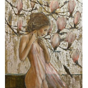 Monika Krzakiewicz, Nude with magnolias