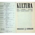 KULTURA PARIS č. 12/507 1989 MROŻEK, G.HERLING-GRUDZIŃSKI