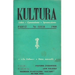 CULTURE PARIS č. 12/158 1960 WITOLD GOMBROWICZ