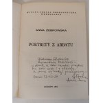 ŻEBROWSKA Anna - PORTRETY Z ARBATU Wydanie 1 DEDYKACJA AUTORKI DLA R.M. Grońskiego