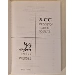 TOEPLITZ Teodor Krzysztof - MÓJ WYBÓR RZECZY WIĘKSZE DEDYKACJA AUTORA
