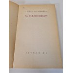 SZCZYPIORSKI Andrzej - ZA MURAMI SODOMY Dedykacja Wydanie 1