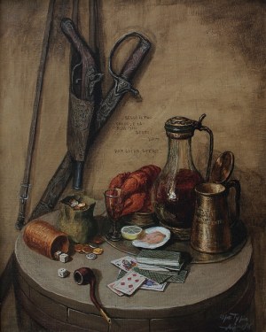 Juri Gurin, Martwa natura z szablą i pistoletem