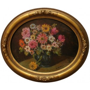 Konstanty Mackiewicz, Blumen in einer Vase