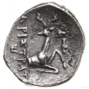 didrachma, 258-202 pne; Aw: Popiersie Artemis zwrócone ...