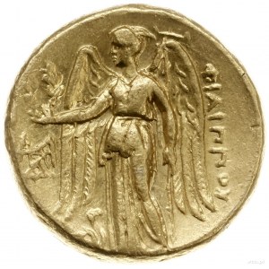 stater, 323-317 pne, mennica Abydos; Aw: Głowa Ateny w ...