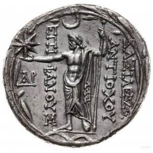 tetradrachma, 121-113 pne, mennica Ptolemais (Ake); Aw:...