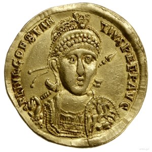 solidus, 355-361, mennica Antiochia; Aw: Popiersie cesa...