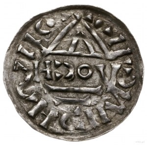 denar, 1002-1009, mincerz Voc; Aw: Krzyż grecki, w kąta...
