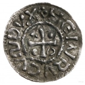 denar, 995-1002, mincerz Vaz; Aw: Krzyż grecki, w kątac...
