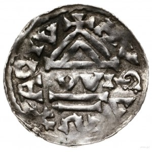 denar, 989-996, mincerz Vilja; Aw: Krzyż grecki, w trze...