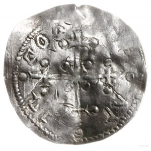 denar ruski (cyryliczny), 1018/1019; Aw: Popiersie wład...