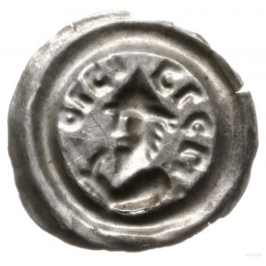 Leszek Biały 1202-1227 lub następcy; brakteat; Popiersi...