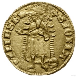 goldgulden, 1353-1357; Aw: Tarcza herbowa Węgier i Ande...