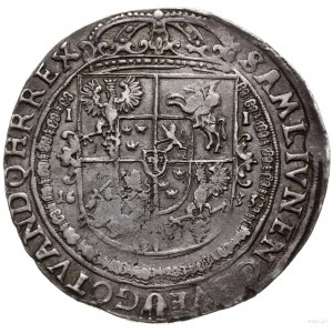 talar 1633, Bydgoszcz; Aw: Półpostać króla, niżej herb ...