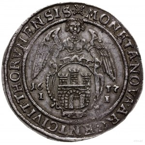 talar 1637, Toruń; Aw: Półpostać króla zwrócona w prawo...