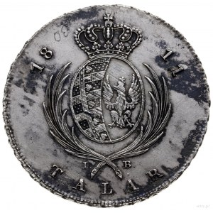 talar 1811 IB, Warszawa; Aw: Głowa księcia w prawo, wok...