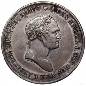 10 złotych 1827, Warszawa; Aw: Orzeł Królestwa Polskieg...