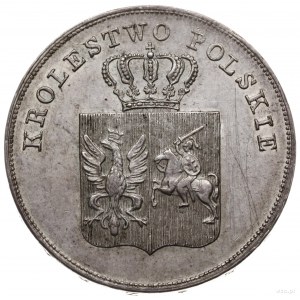5 złotych 1831, Warszawa; na rewersie ułamek 211/625 z ...