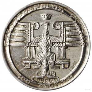 100 złotych 1925, Warszawa; Mikołaj Kopernik (projektu ...