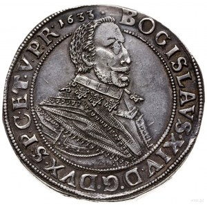 talar 1633, Szczecin; Aw: Popiersie zwrócone w prawo, w...