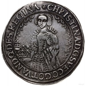 talar 1641, Szczecin; Aw: Półpostać zwrócona w lewo i n...