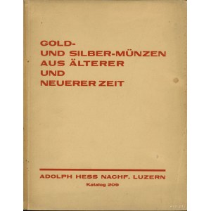 Adolph Hess Nachf., Gold-und Silber-Münzen aus Älterer ...