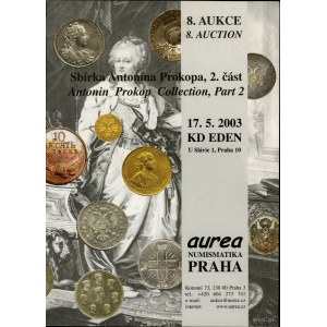Aurea Numismatika, 8. Aukce; Praha, 17 maja 2003; 64 st...