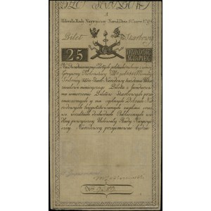 25 złotych polskich 8.06.1794; seria A, numeracja 9389;...