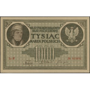 1.000 marek polskich 17.05.1919, seria H 818891; znak w...