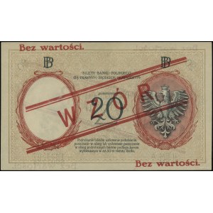 20 złotych 15.07.1924, II emisja, seria A 1234567 / A 8...