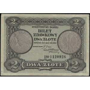 2 złote 1.05.1925, seria D, numeracja 1120928; Lucow 70...
