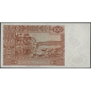 100 złotych 15.08.1939, seria K, numeracja 043048; Luco...