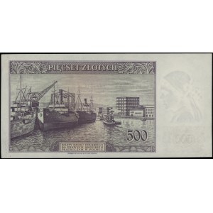 500 złotych 15.08.1939, seria C, numeracja 599041; Luco...